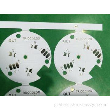 White Aluminum SMD LED PCB Circuit Board , Round LED Lighti